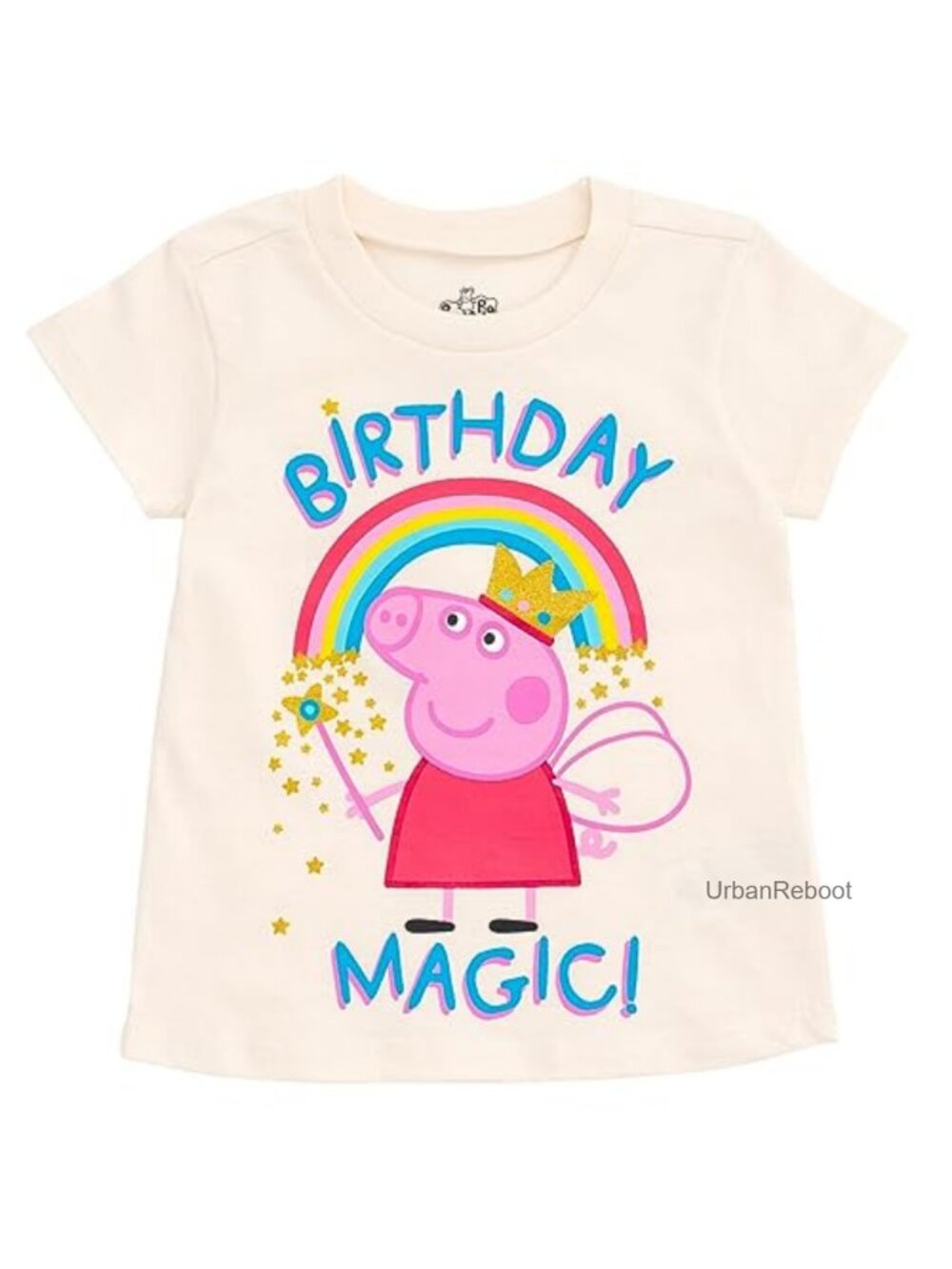 Peppa Pig Graphic Tee Girls Cotton T-Shirt Birthday Big Sister Toddler
